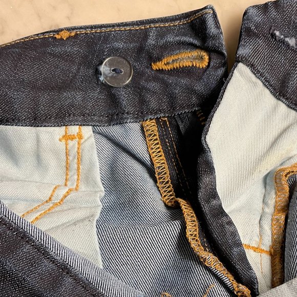 J Brand Wide Leg Flare Jeans, raw edge. Sz 28 - Picture 8 of 10